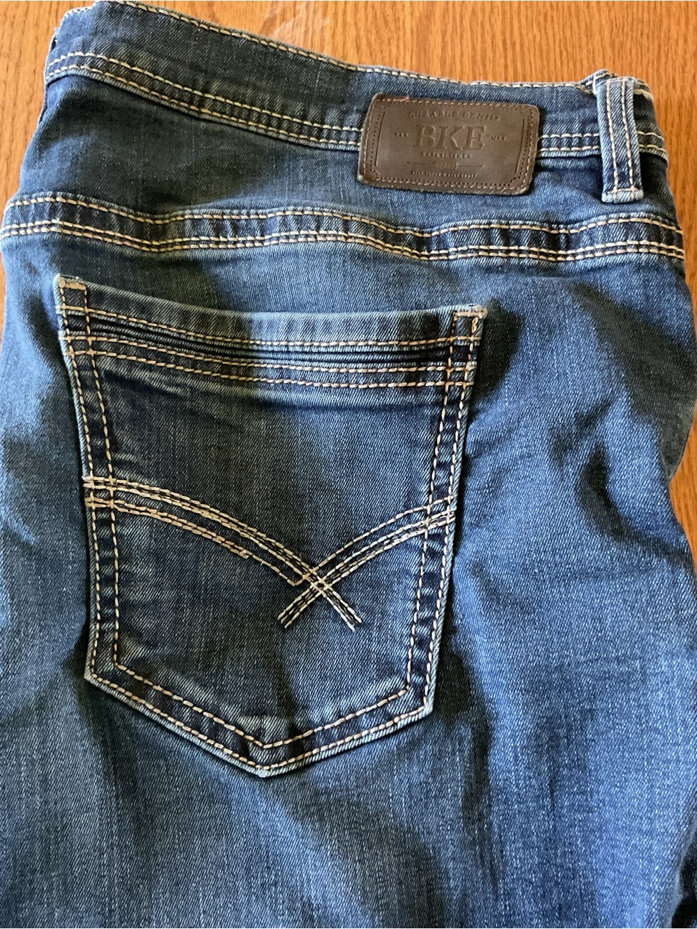 BKE Men’s Relaxed Straight Dark Blue Jeans. Waist 44. Length 32 - Picture 2 of 5